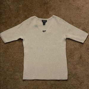 Grey 3/4 Length Sleeve Land’s End Sweater